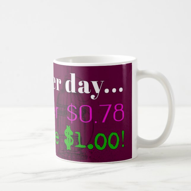 Caneca De Café O pagamento de género Gap agride (Direita)