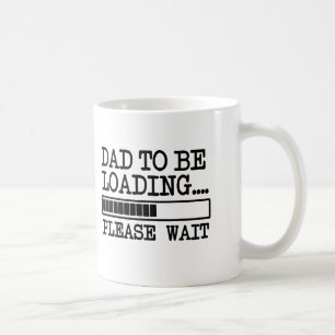 Caneca De Café O pai a carregar por favor espera o bebê engraça