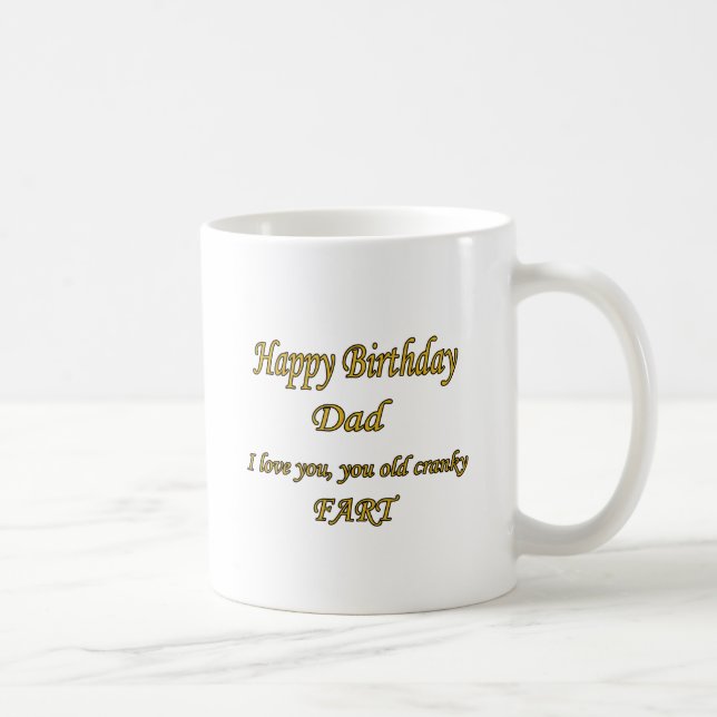 Caneca De Café O pai, irritadiço velho Fart (Direita)