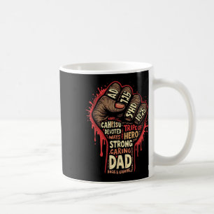 Caneca De Café O Pai Negro do Orgulho Melanino Americano Negro Pr
