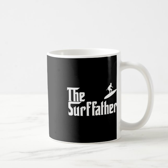 Caneca De Café O Pai Surfista Pai que Surfa Presente Engraçado (Direita)