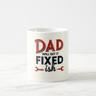 Caneca De Café O pai vai consertá-lo (ish) ☕ Engraçado, pai do pa
