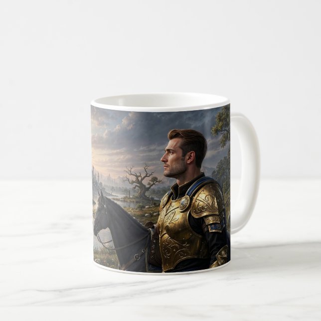 Caneca De Café O Paladino Viajante (Frente Esquerda)