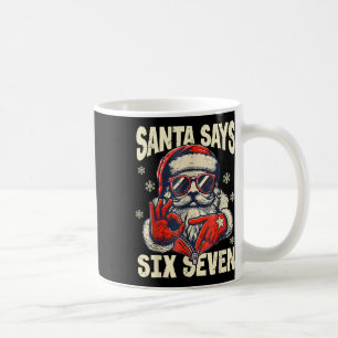 Caneca De Café O Papai Noel Diz Seis Sete 6 7 Geração Z Meme Nata