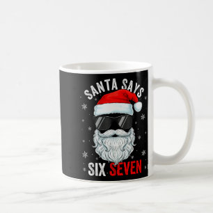 Caneca De Café O Papai Noel Diz Seis Sete Garotos De Natal Homens