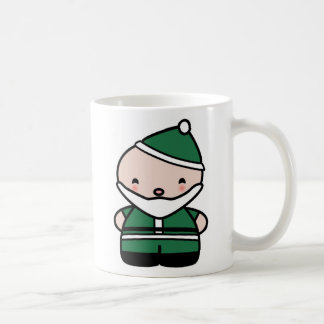 Caneca De Café O papai noel verde bonito agride meu muito