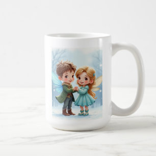 Caneca De Café O par da fada de amor Mugs