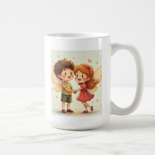 Caneca De Café O par da fada de amor Mugs