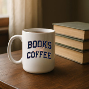 Caneca De Café O Par Perfeito: Livros e Café Romance Clássico 