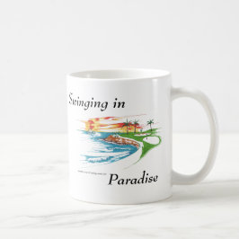 Caneca De Café O paraíso do jogador de golfe