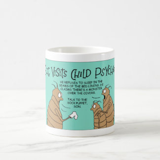Caneca De Café O parasita fala ao psicólogo