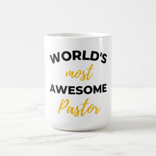 Caneca De Café O Pastor Mais Fantástico do Mundo Bl