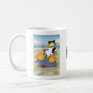 Caneca De Café O pato para aqui
