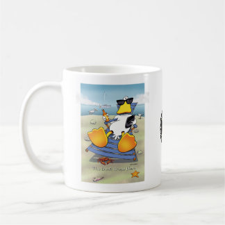 Caneca De Café O pato para aqui