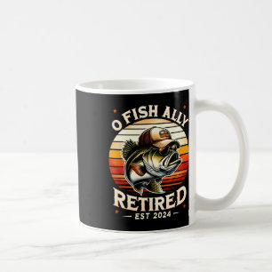 Caneca De Café O Peixe Ally Aposentado Est 2024 Aposentadoria Div