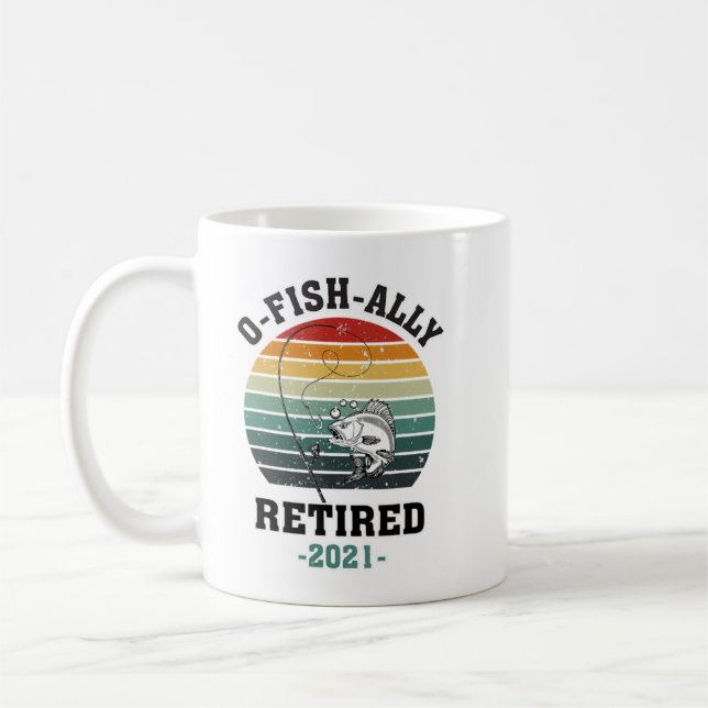 Caneca De Café O Peixe Aposentado 2021 (Esquerda)