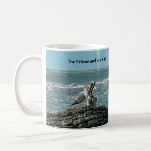 Caneca De Café O Pelicano e sua Gaivota