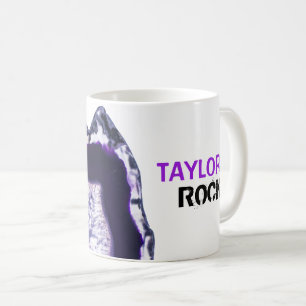 Caneca De Café O *~* personaliza a ágata CONHECIDA Geode dos