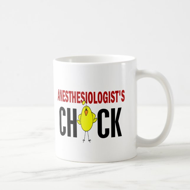 Caneca De Café O pintinho do Anesthesiologist (Direita)