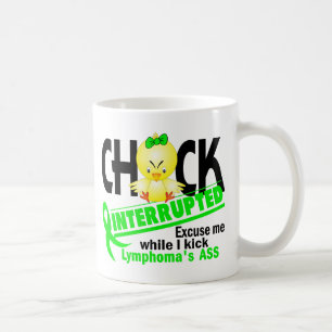 Caneca De Café O pintinho interrompeu o linfoma 2 (o limão)
