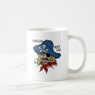 CANECA DE CAFÉ O PIRATA COM PUNHAL… ARGH NUFF DISSE O IMPRESSÃO