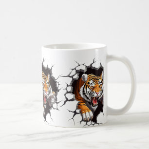 Caneca De Café O poder feroz do Tiger Royal Luxury Mug