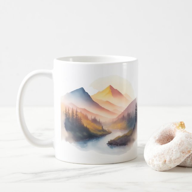 Caneca De Café O Poema Pela Natureza (Com Donut)