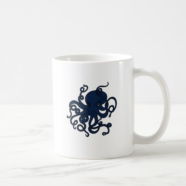 Caneca De Café O polvo azul projeta (Direita)