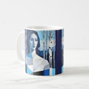 Caneca De Café O Porte de “Caelith” – Um Retrato Abstrato