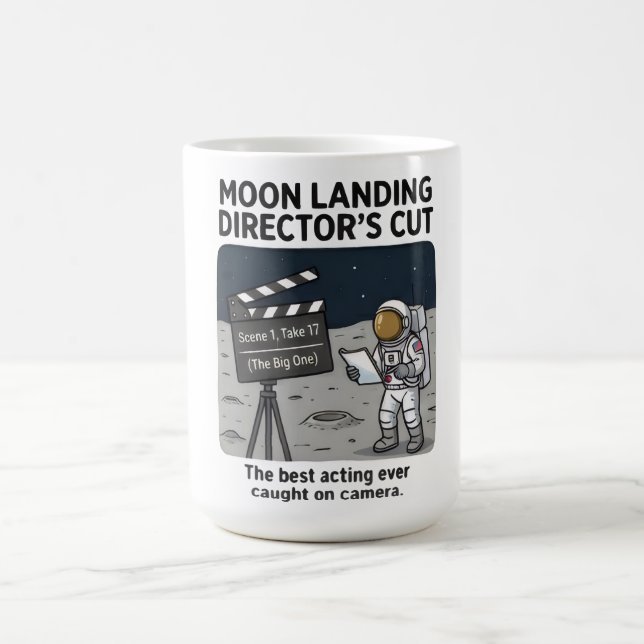 Caneca De Café O "Pouso na Lua: Edição do Diretor" (Centro)