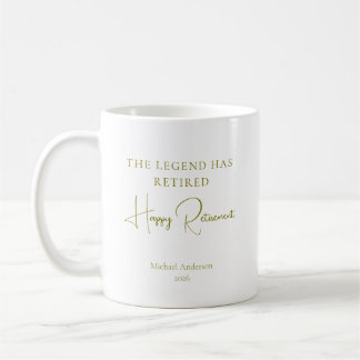 Caneca De Café O Presente da Lenda que se Aposentou