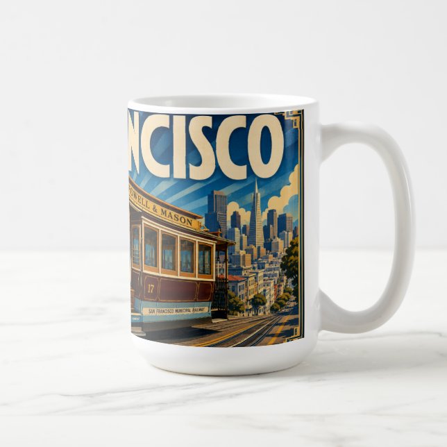 Caneca De Café O Presente de São Francisco  (Direita)