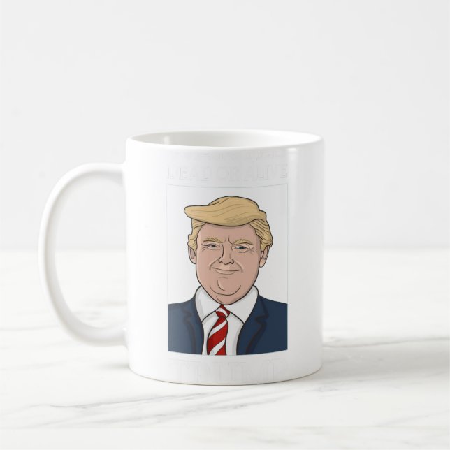 Caneca De Café O Presidente Donald Trump Mugshot Queria Foto Engr (Esquerda)