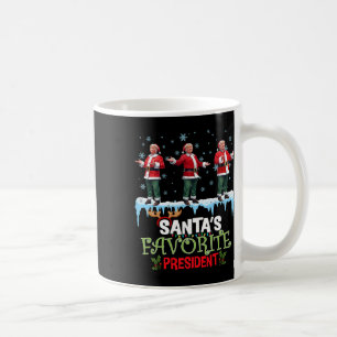 Caneca De Café O presidente favorito do Papai Noel Santa Trump Da