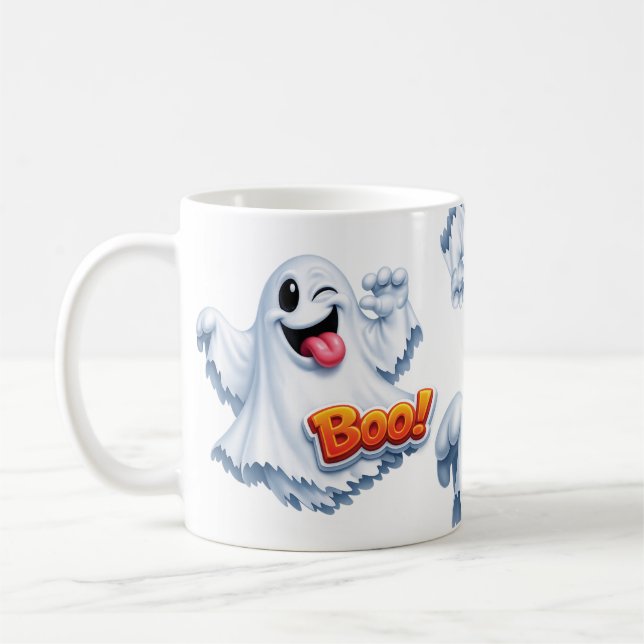 Caneca De Café O primeiro da série "Pufferton Spookles" (Esquerda)