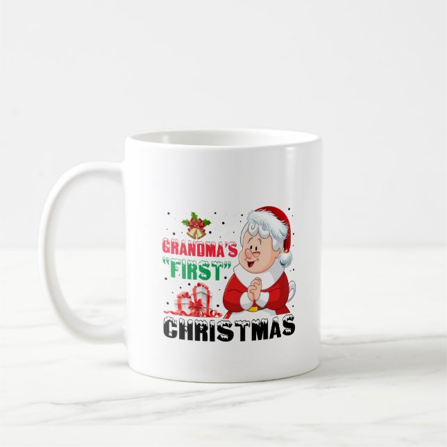 Caneca De Café O primeiro Natal da avó (Esquerda)
