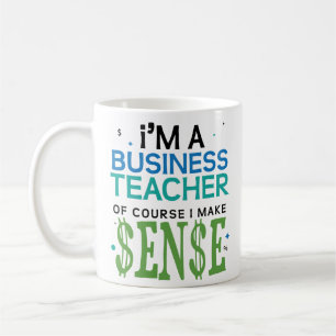 Caneca De Café O professor do negócio faz a sentido o presente