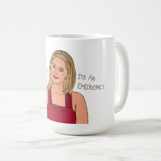 Caneca De Café O Próximo Passo "É uma Emilyocracia"