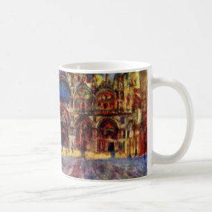 Caneca De Café O quadrado de St Mark em Veneza por Pierre-Auguste