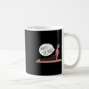 Caneca De Café O Que Acima Cachorro Yoga Divertido Para Homens Mu