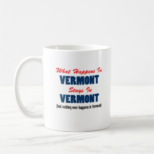 Caneca De Café O que acontece em estadas de Vermont em Vermont