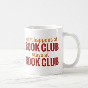Caneca De Café O que acontece em estadas do clube de leitura no