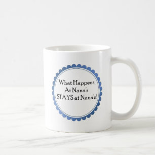 Caneca De Café O que acontece em Nana… ESTADAS em Nana