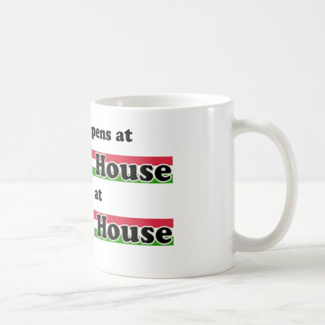 Caneca De Café O que acontece na casa de Nonna (Direita)