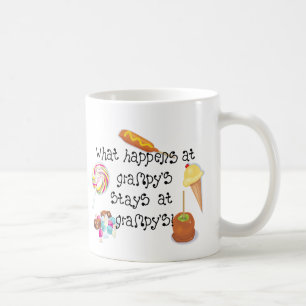 Caneca De Café O que acontece nas estadas de Grampy em Grampy!