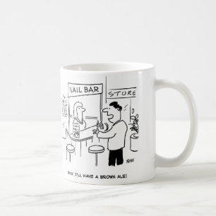 Caneca De Café O que beber em uma Nail-Bar