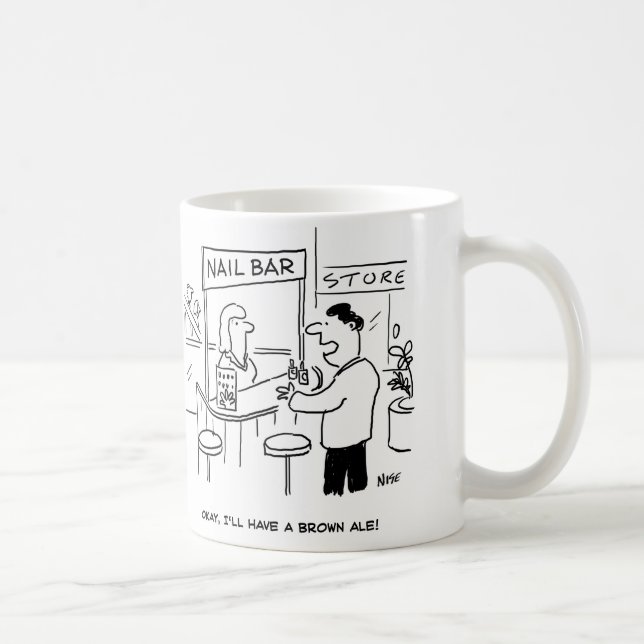 Caneca De Café O que beber em uma Nail-Bar (Direita)