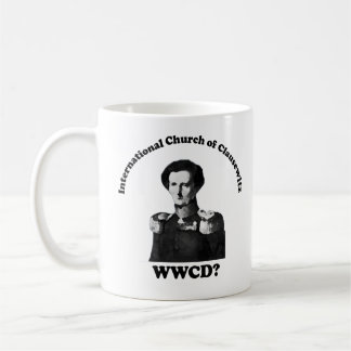 Caneca De Café O que Carl faria - na Igreja de Clausewitz BW