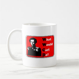 Caneca De Café O que Carl faria - na Igreja de Clausewitz Vermelh