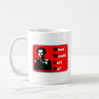Caneca De Café O que Carl faria - na Igreja de Clausewitz Vermelh